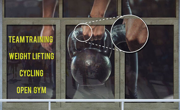 Perforated Window Decals